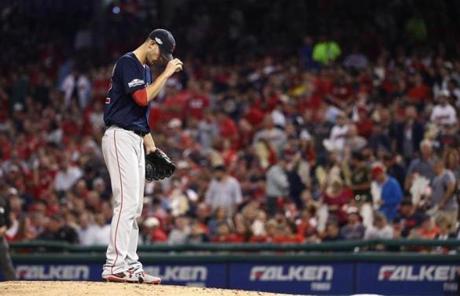 Rick Porcello gave up three home runs in 4.1 innings Thursday. 
